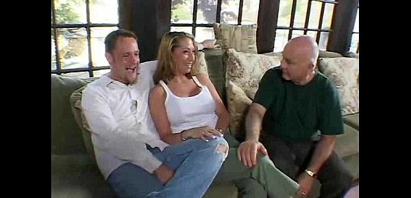  Swinger Wife Fucks Three Guys At Once While Hubby Watches